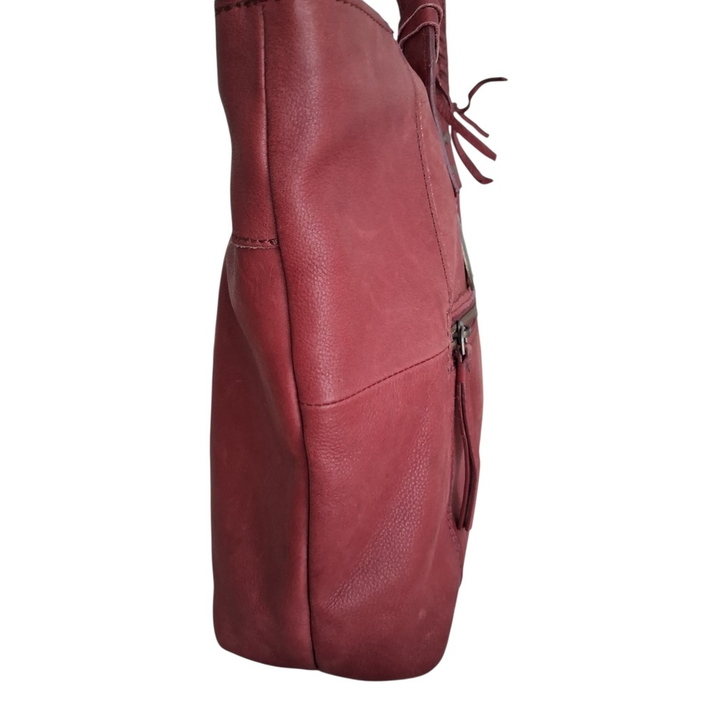 Born Genuine Soft Leather Midwood Tote Purse Womens Minimalist Casual Office Bag - Picture 7 of 16